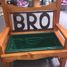 Bro Personalised Planter Bench