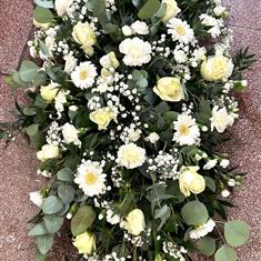 Casket Spray All Whites - 4&#39;