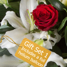 Gift Set 1 - Romantic Florist Choice Bouquet