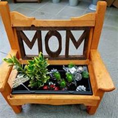 Mom Personalised Planter Bench