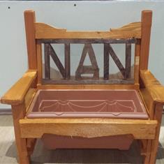 Nan Personalised Wooden Planter