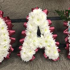 Dad Tribute in Aston Villa colours