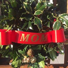 Dressed Holly Wreaths with Name Sash