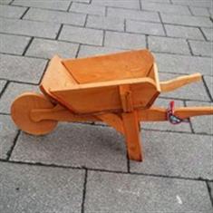 Wheelbarrow Wooden Planter