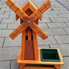 Wooden Garden Windmill Planter