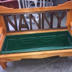 Wooden NANNY planter