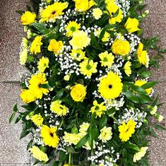 Casket Spray all yellows 4&#39;